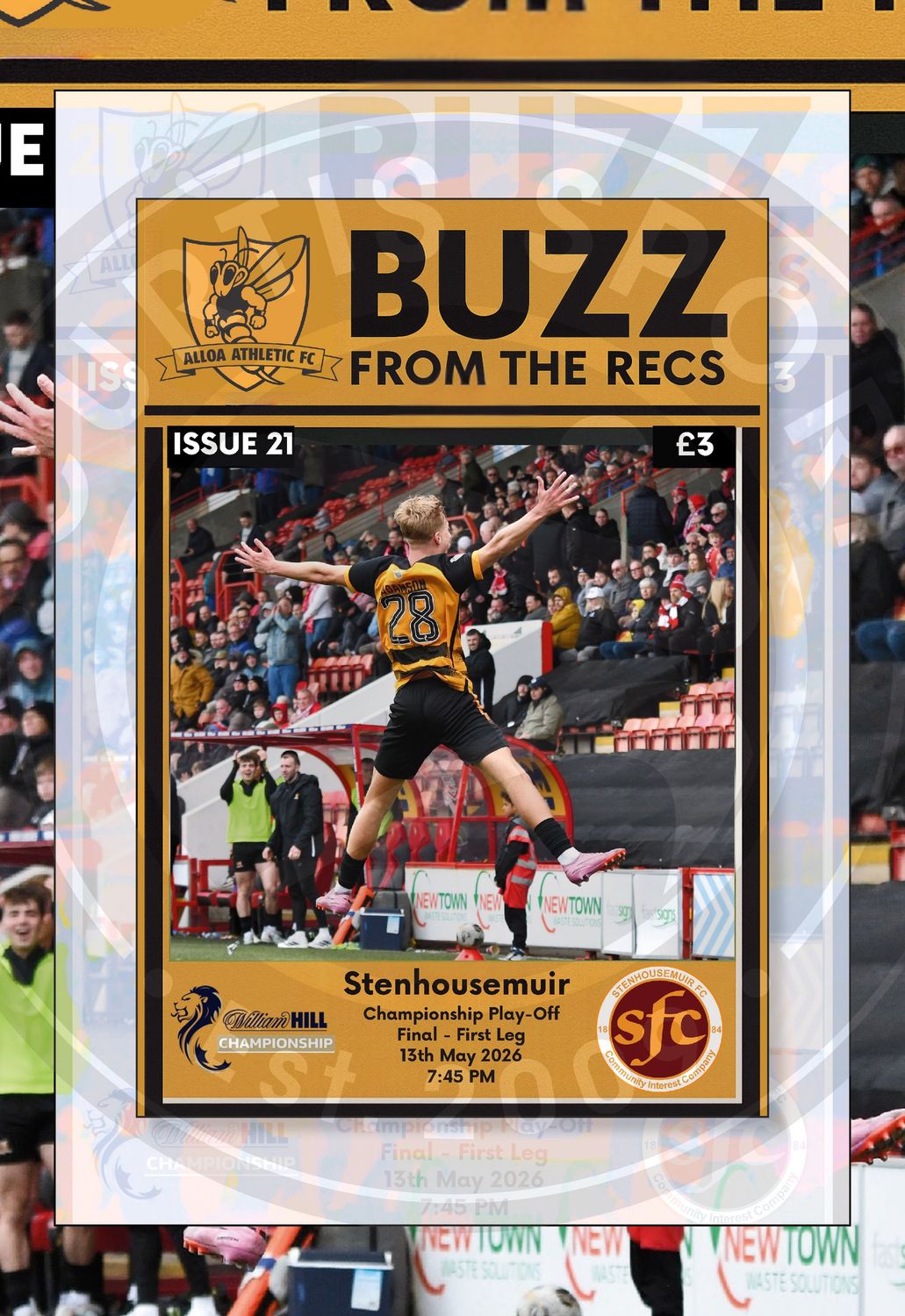 Alloa Athletic v Stenhousemuir - 13/05/26