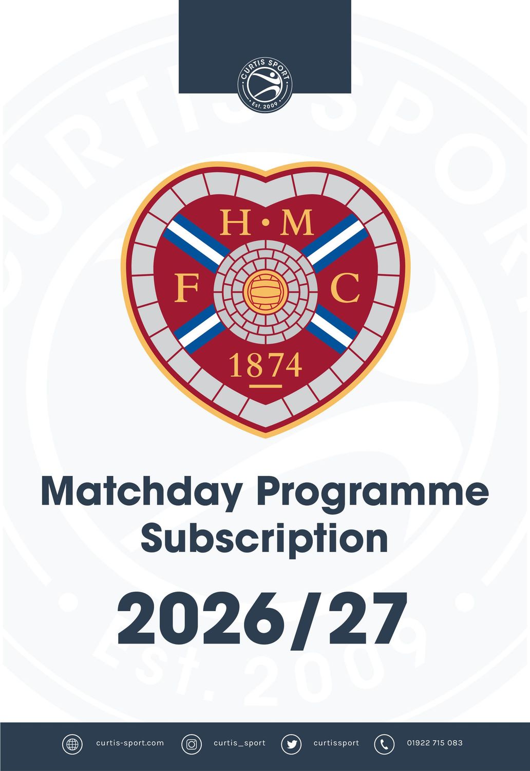 Heart of Midlothian 2026/27 Home Subscription