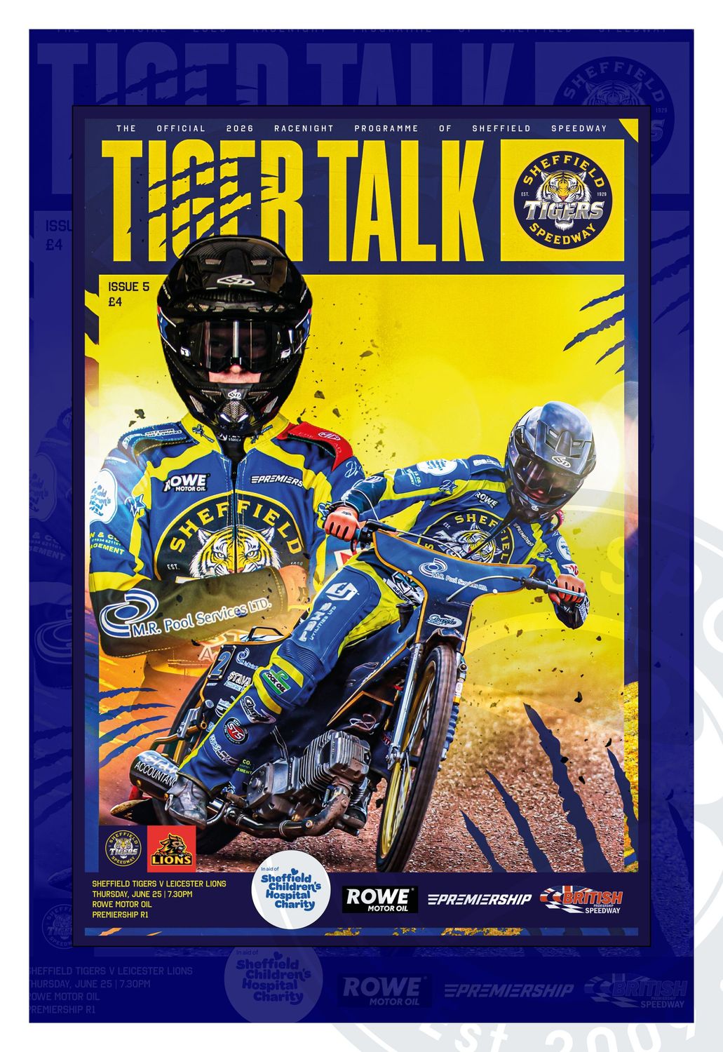 Sheffield Tigers v Leicester Lions - 25/06/26 Sheffield Tigers v Leicester Lions - 25/06/26