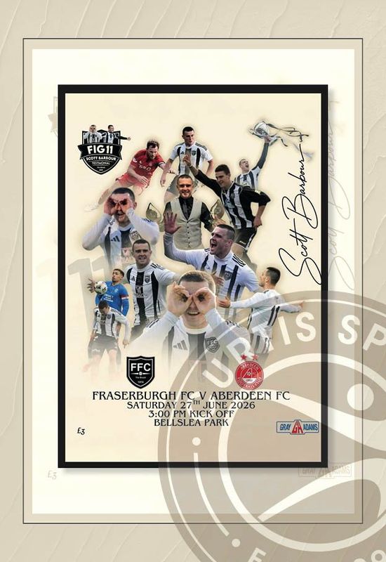 Scott Barbour Testimonial @ Fraserburgh - 27/06/26