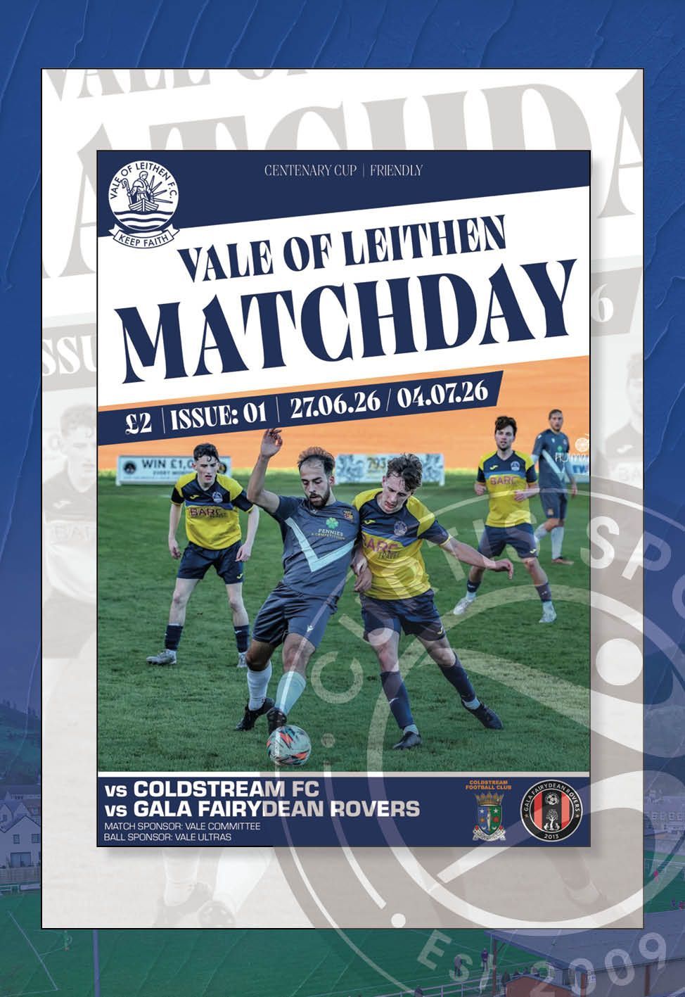 Vale of Leithen v Coldstream / Gala Fairydean Rovers 2-IN-1 - June 2026