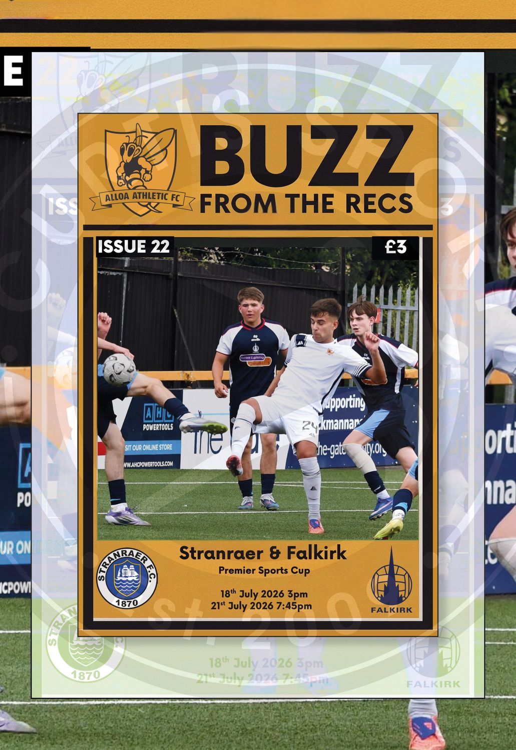 Alloa Athletic v Stranraer / Falkirk 2-IN-1 - Jul 26