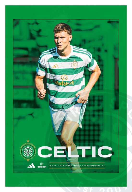 Celtic v Middlesbrough - 18/07/26