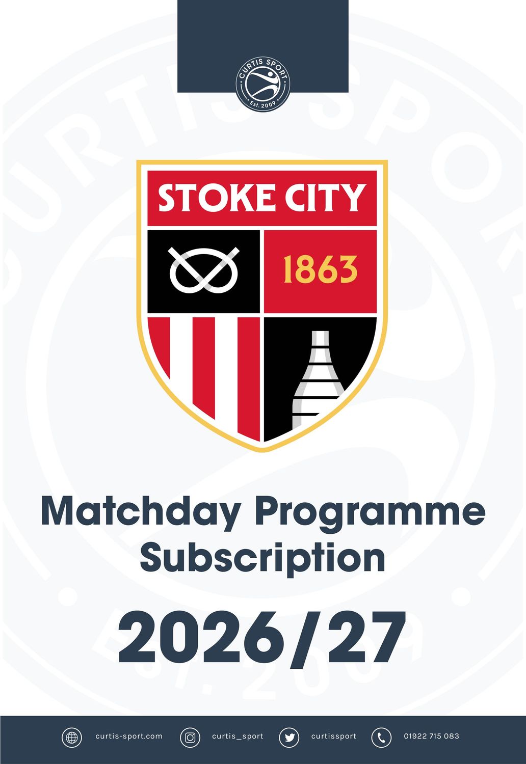 Stoke City 2026/27 Home Subscription