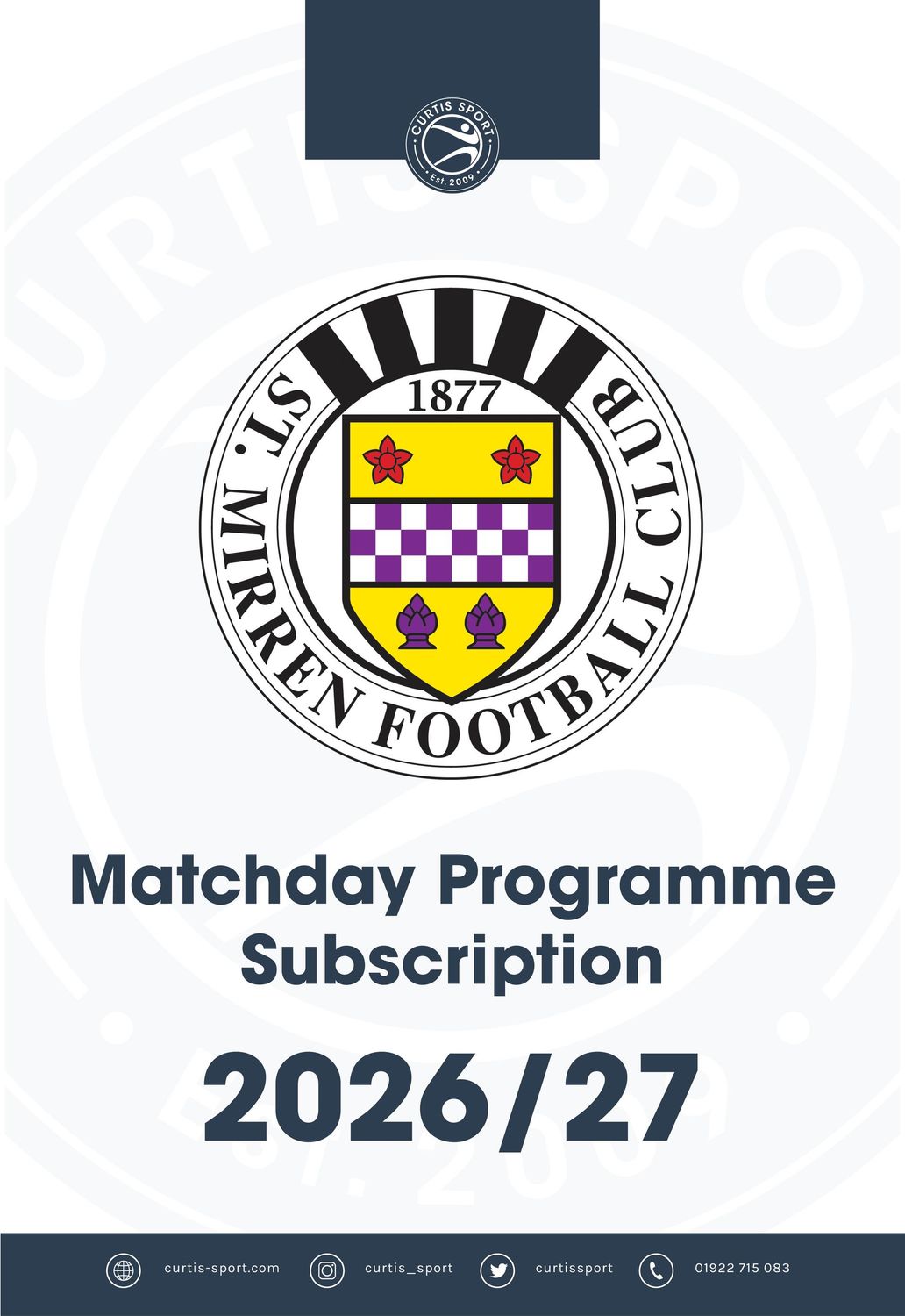 St Mirren 2026/27 Home Subscription