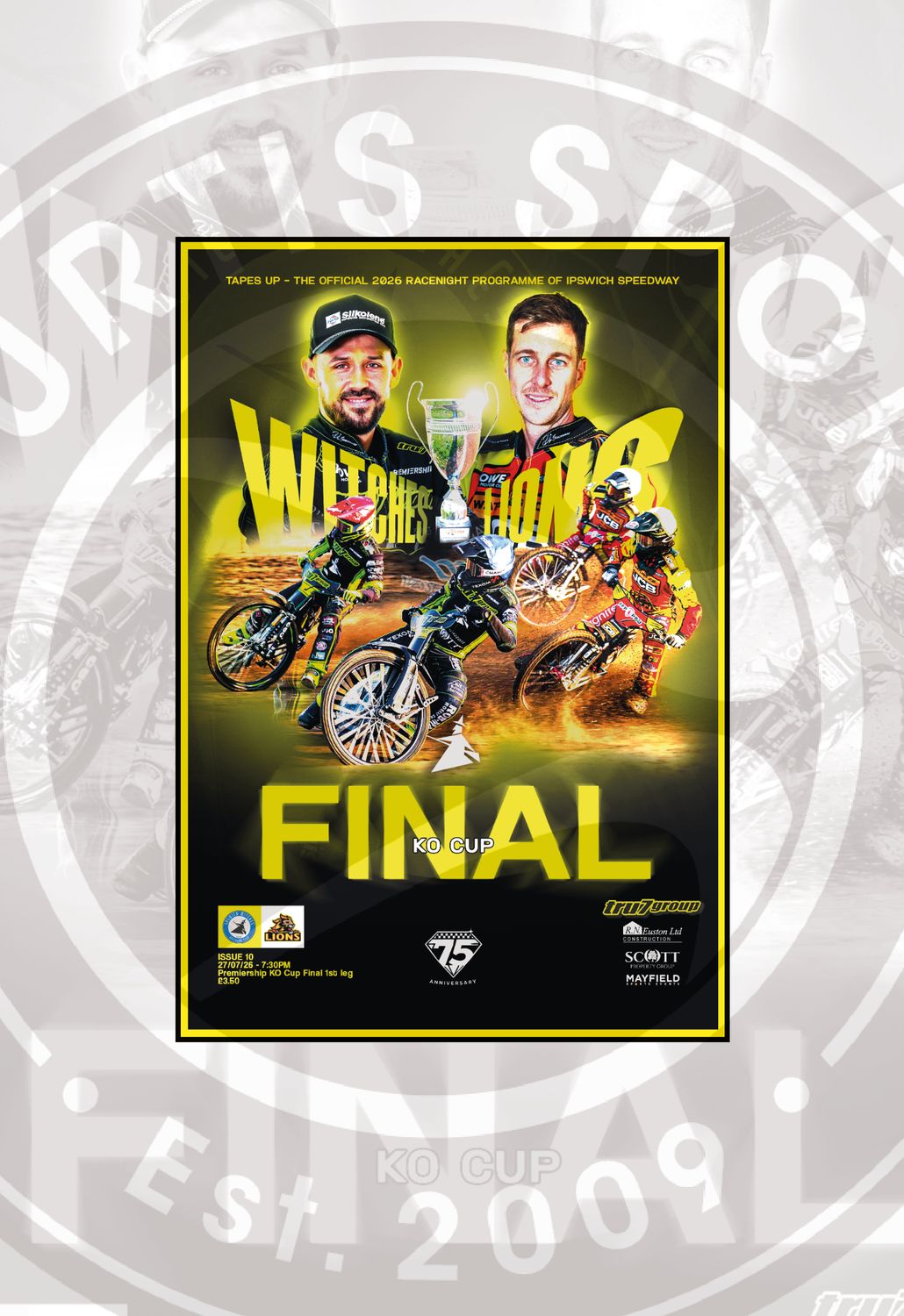 Ipswich Witches v Leicester Lions - 27/07/26 Ipswich Witches v Leicester Lions - 27/07/26