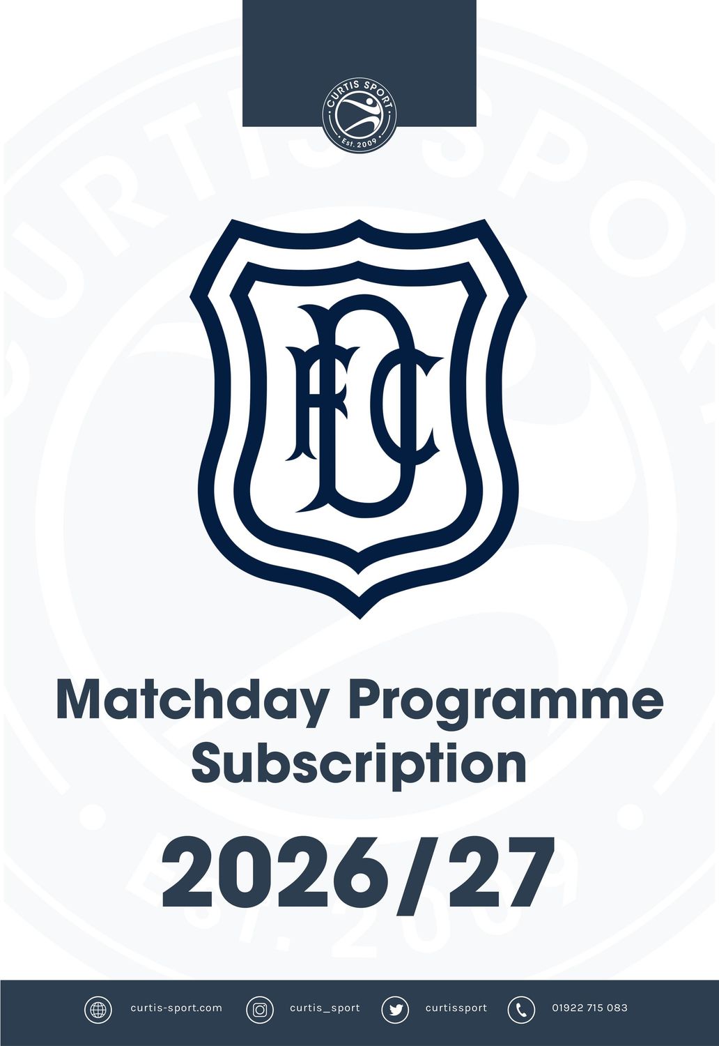 Dundee FC 2026/27 Home Subscription