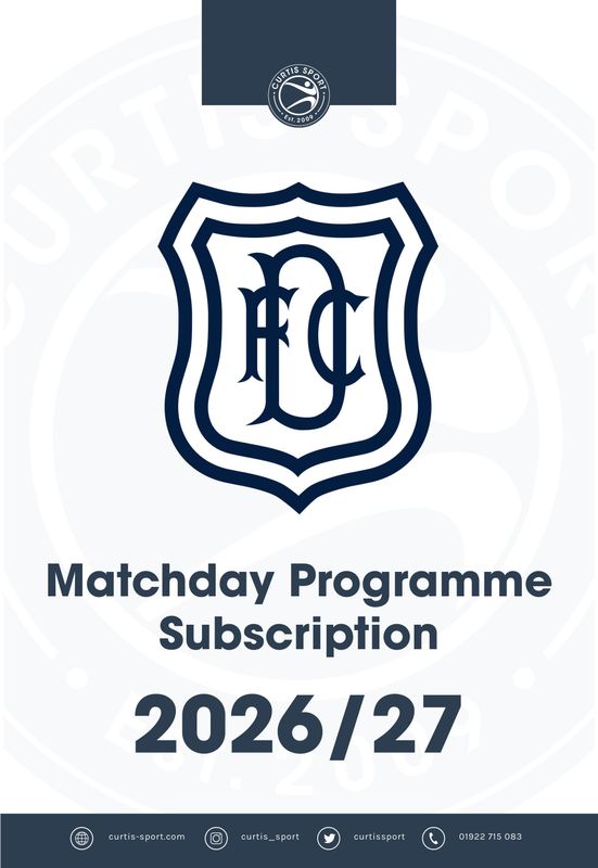 Dundee FC 2026/27 Home Subscription