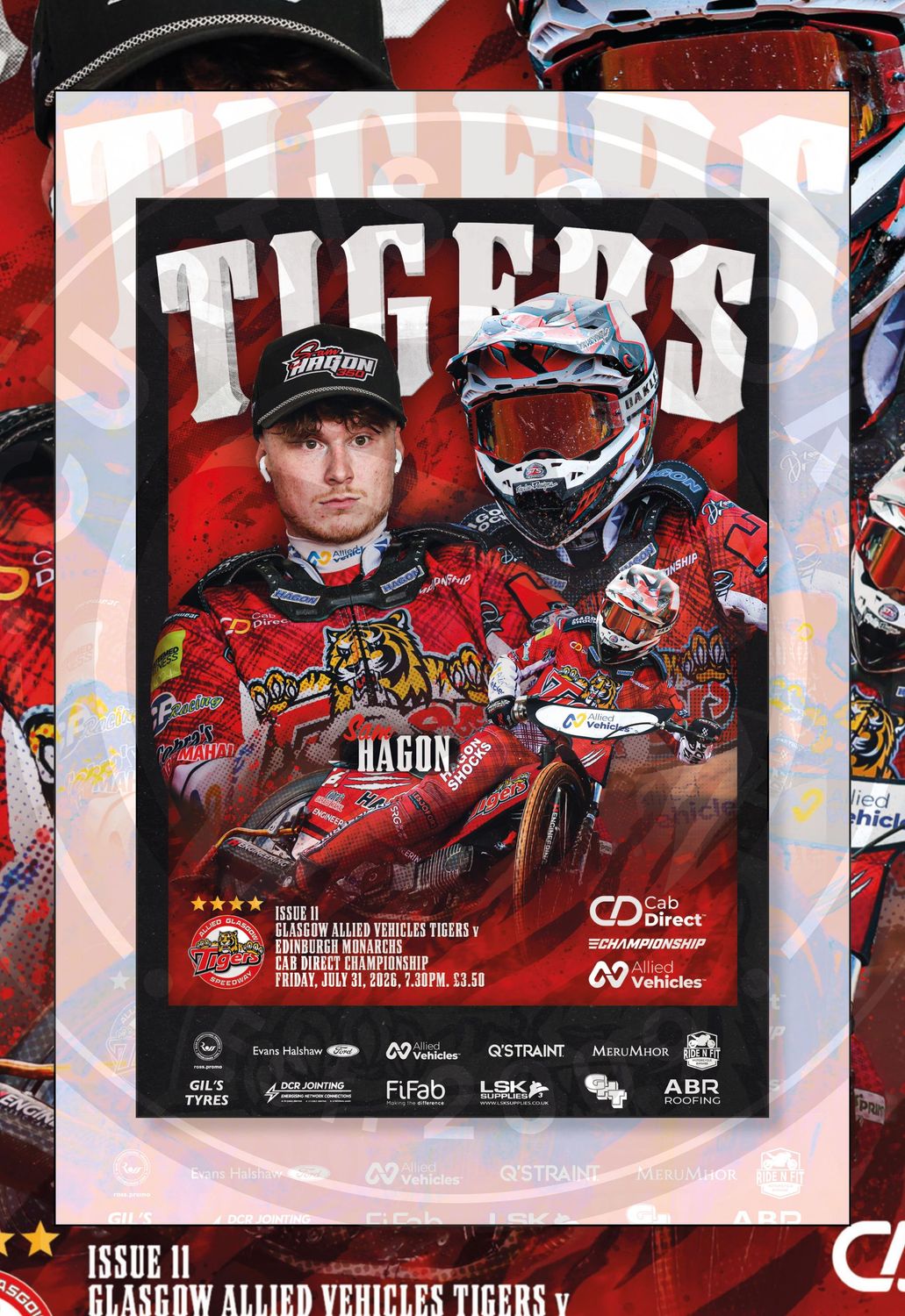 Glasgow Tigers v Edinburgh Monarchs - 31/07/26 Glasgow Tigers v Edinburgh Monarchs - 31/07/26