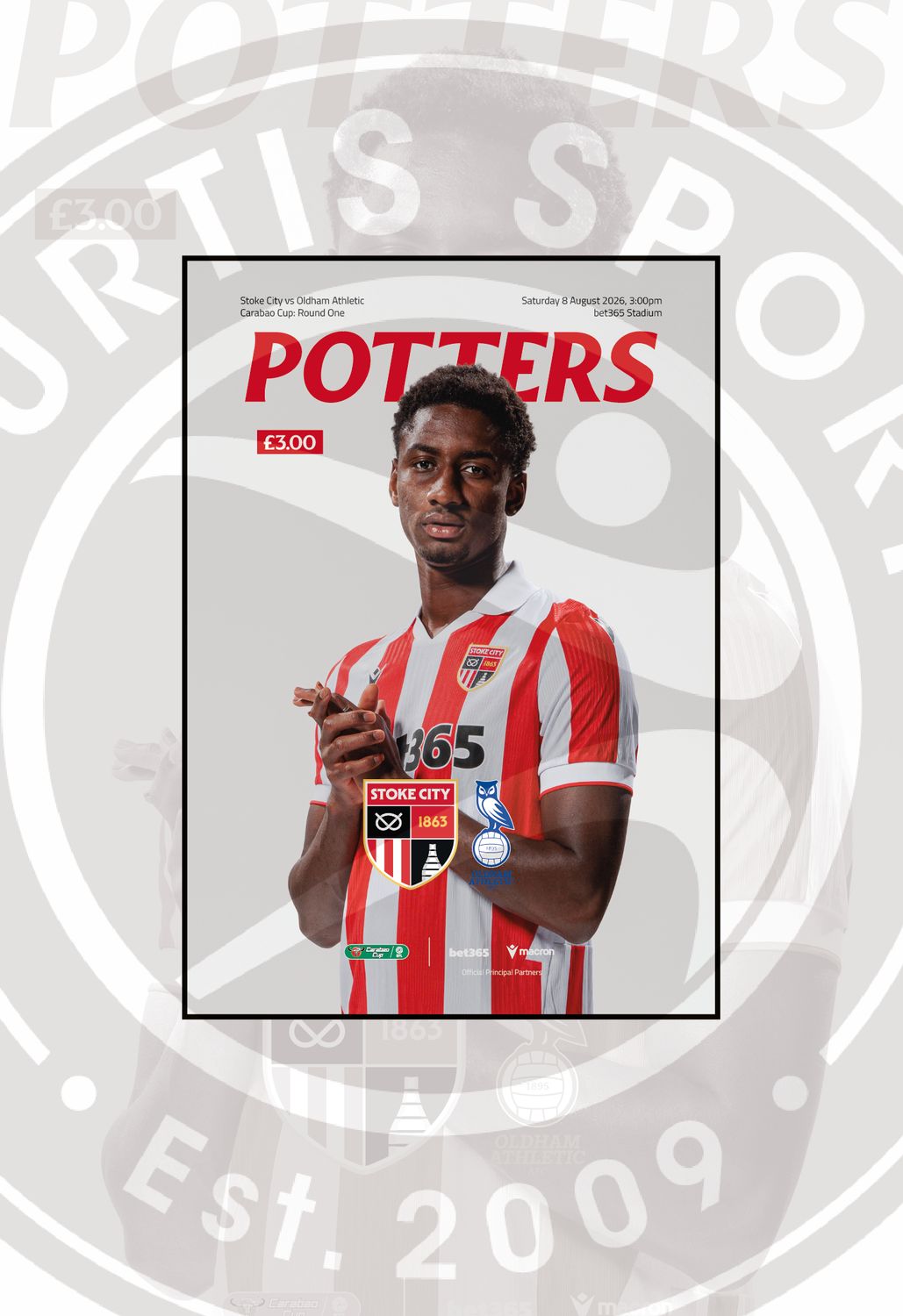 Stoke City v Oldham Athletic - 08/08/26 Stoke City v Oldham Athletic - 08/08/26