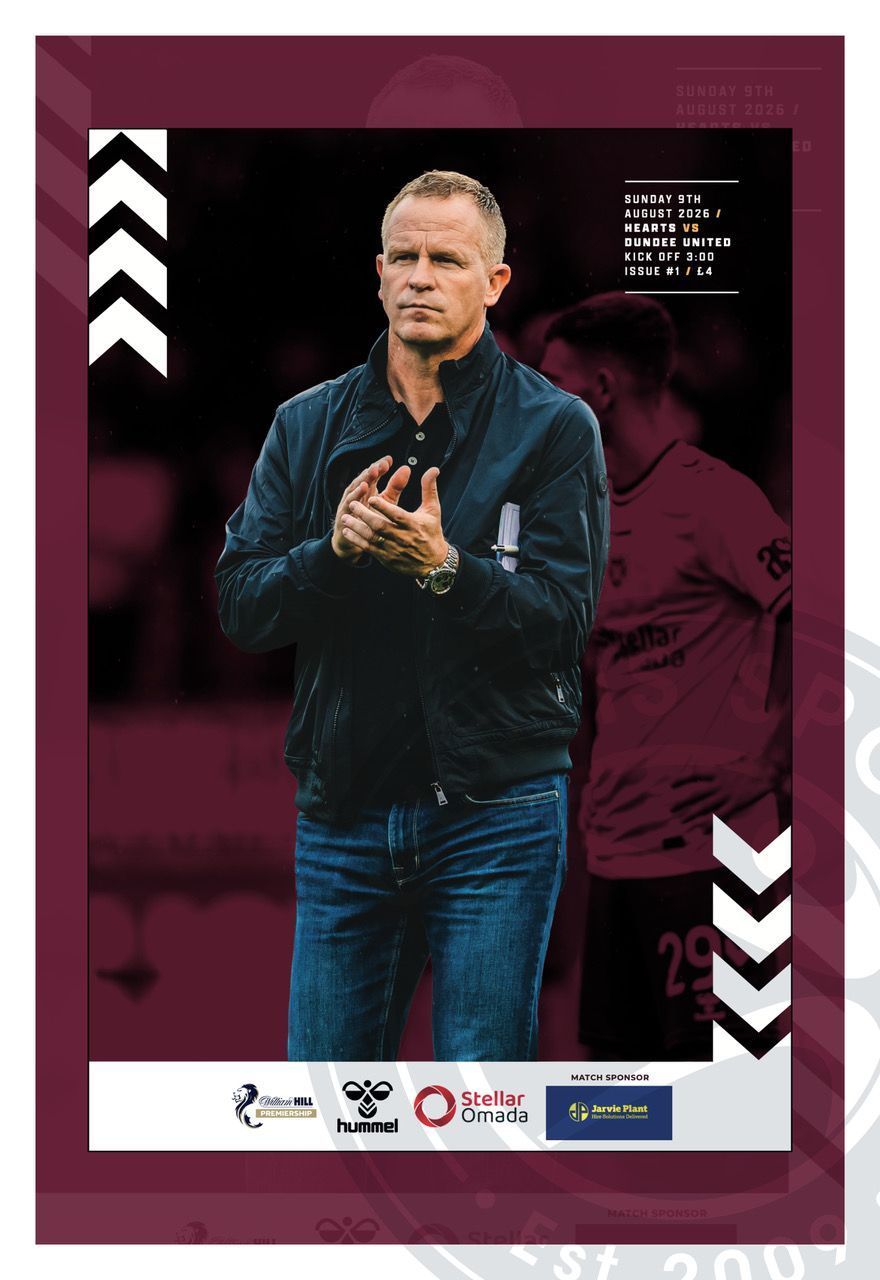 Heart of Midlothian v Dundee United - 09/08/26 Heart of Midlothian v Dundee United - 09/08/26
