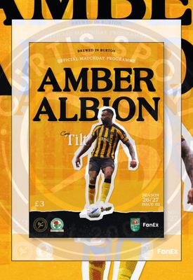 Burton Albion v Blackburn Rovers - 08/08/26 Burton Albion v Blackburn Rovers - 08/08/26