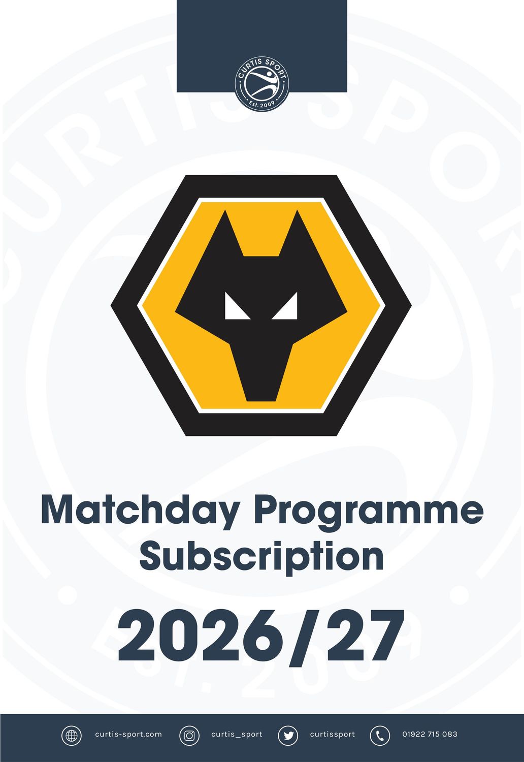 Wolverhampton Wanderers 2026/27 Home Subscription Wolverhampton Wanderers 2026/27 Home Subscription