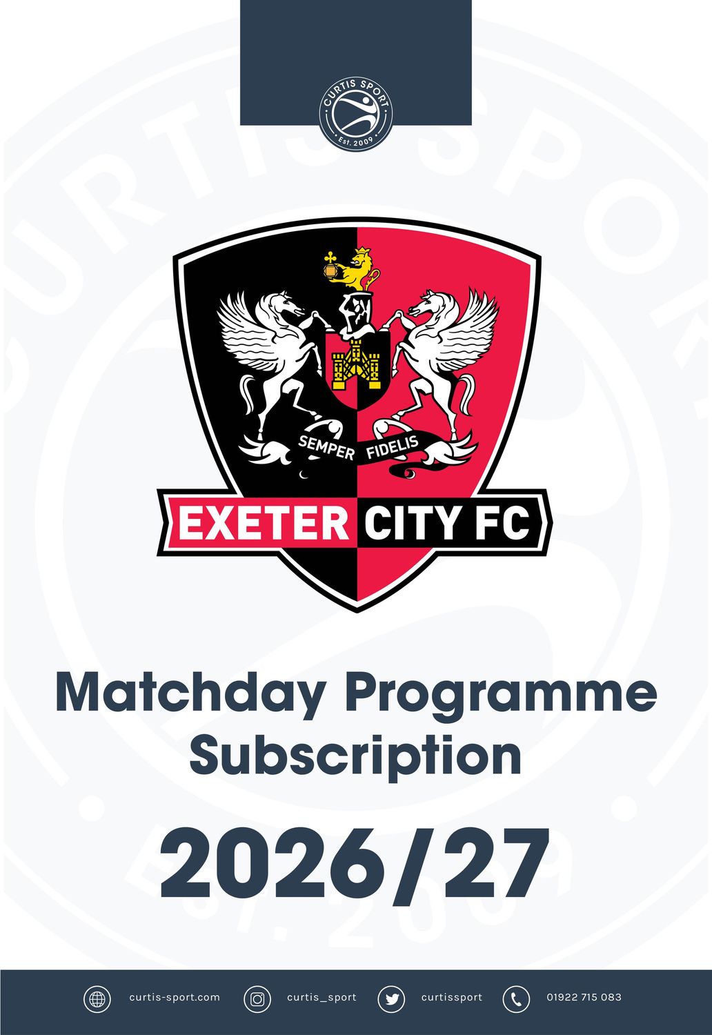 Exeter City 2026/27 Home Subscription Exeter City 2026/27 Home Subscription