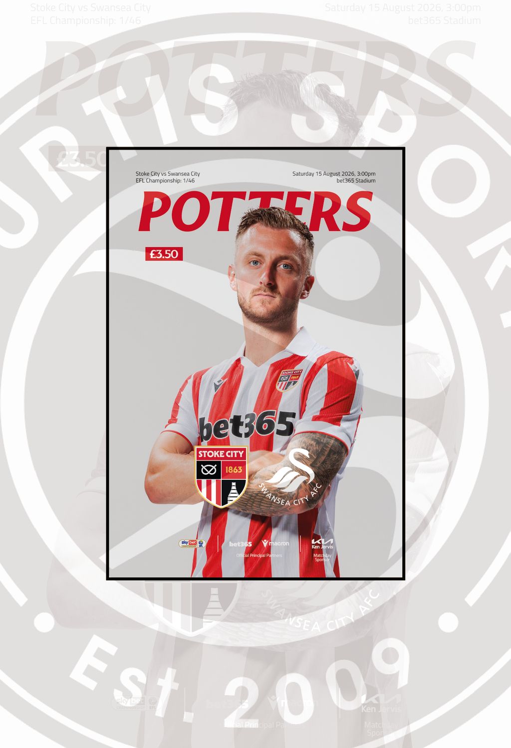 Stoke City v Swansea City - 15/08/26