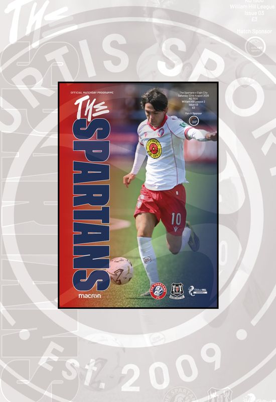 The Spartans v Elgin City - 22/08/26