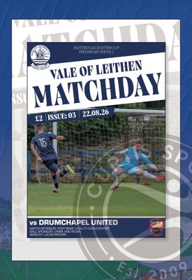 Vale of Leithen v Drumchapel United - 22/08/26