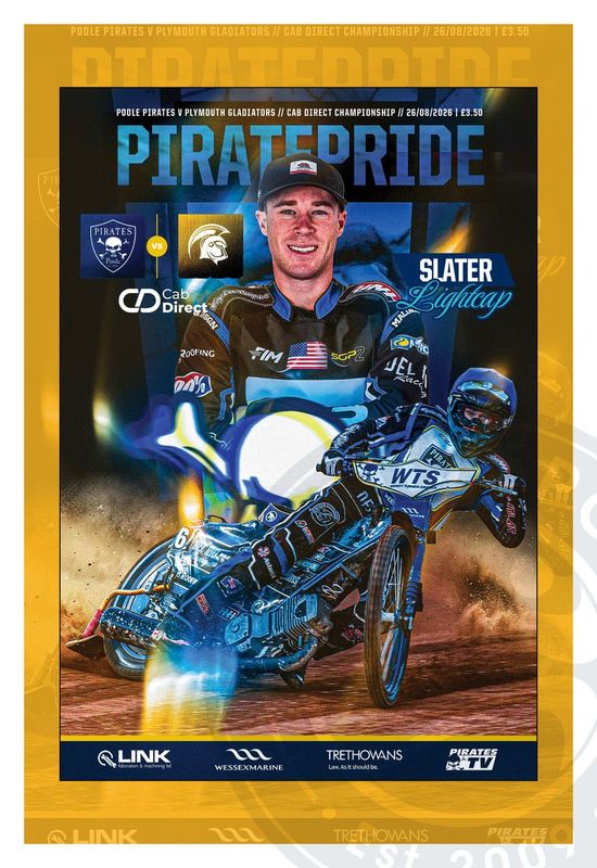 Poole Pirates v Plymouth Gladiators - 26/08/26