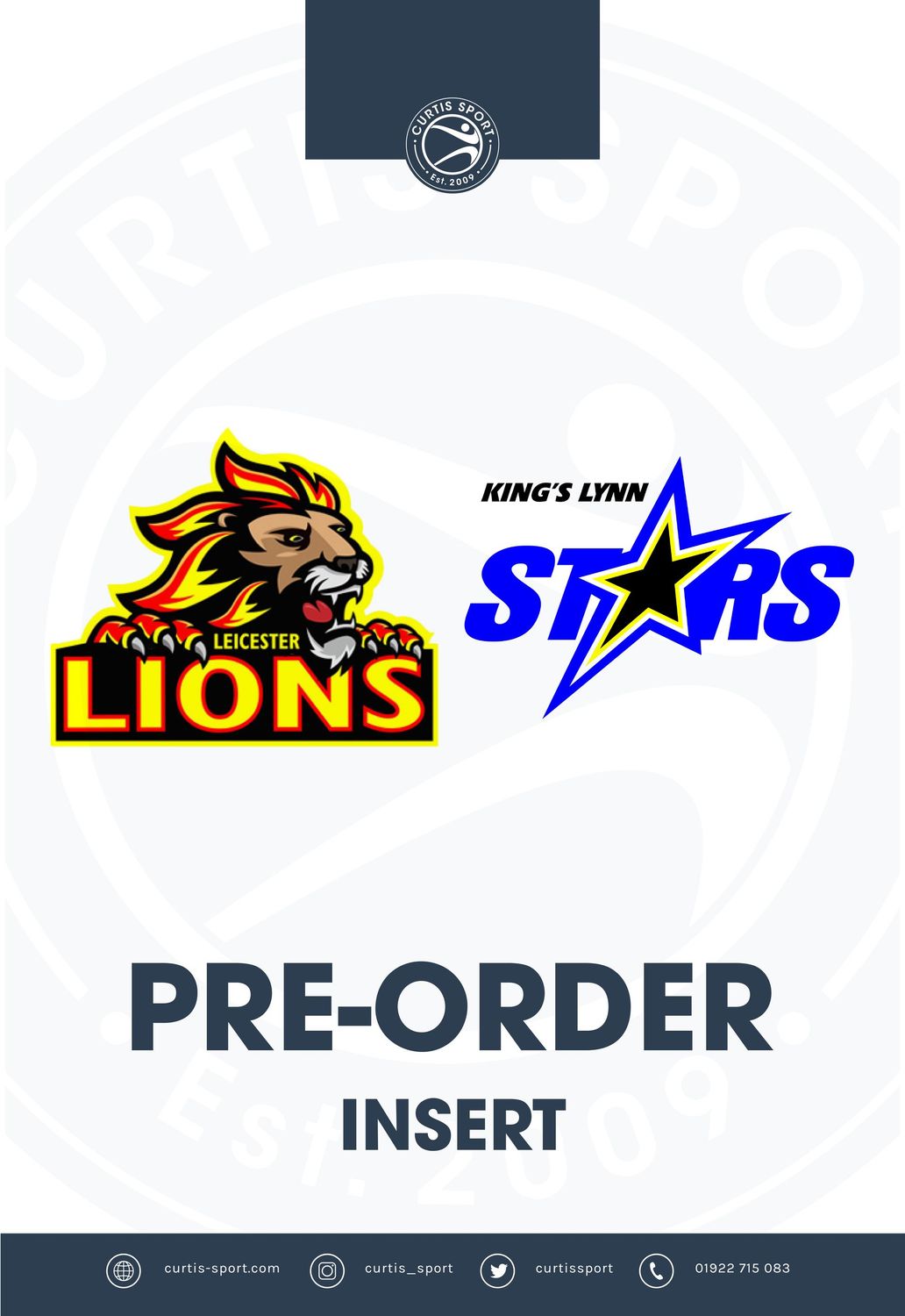 Leicester Lions v King's Lynn Stars INSERT - 03/09/26 Leicester Lions v King's Lynn Stars INSERT - 03/09/26