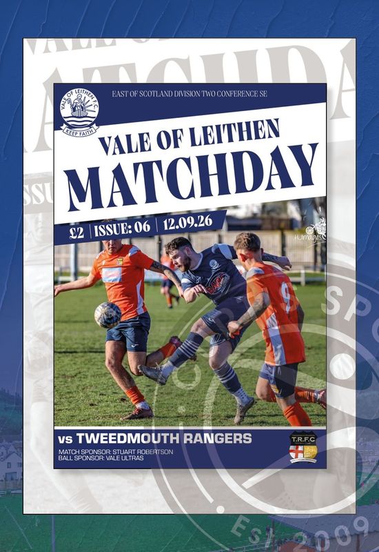 Vale of Leithen v Tweedmouth Rangers - 12/09/26