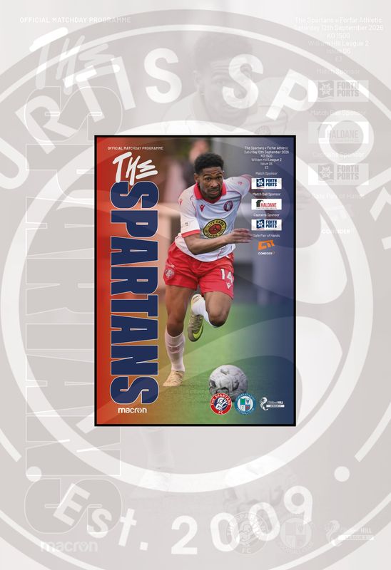 The Spartans v Forfar Athletic - 12/09/26