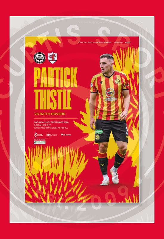 Partick Thistle v Raith Rovers - 19/09/26