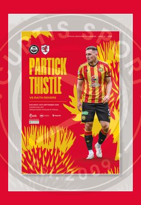 Partick Thistle v Raith Rovers - 19/09/26 Partick Thistle v Raith Rovers - 19/09/26