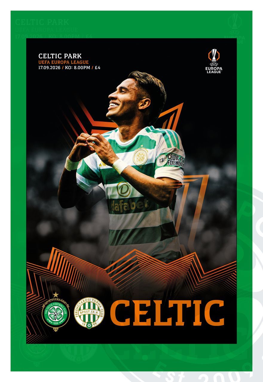 Celtic v Ferencváros - 16/09/26 Celtic v Ferencváros - 16/09/26