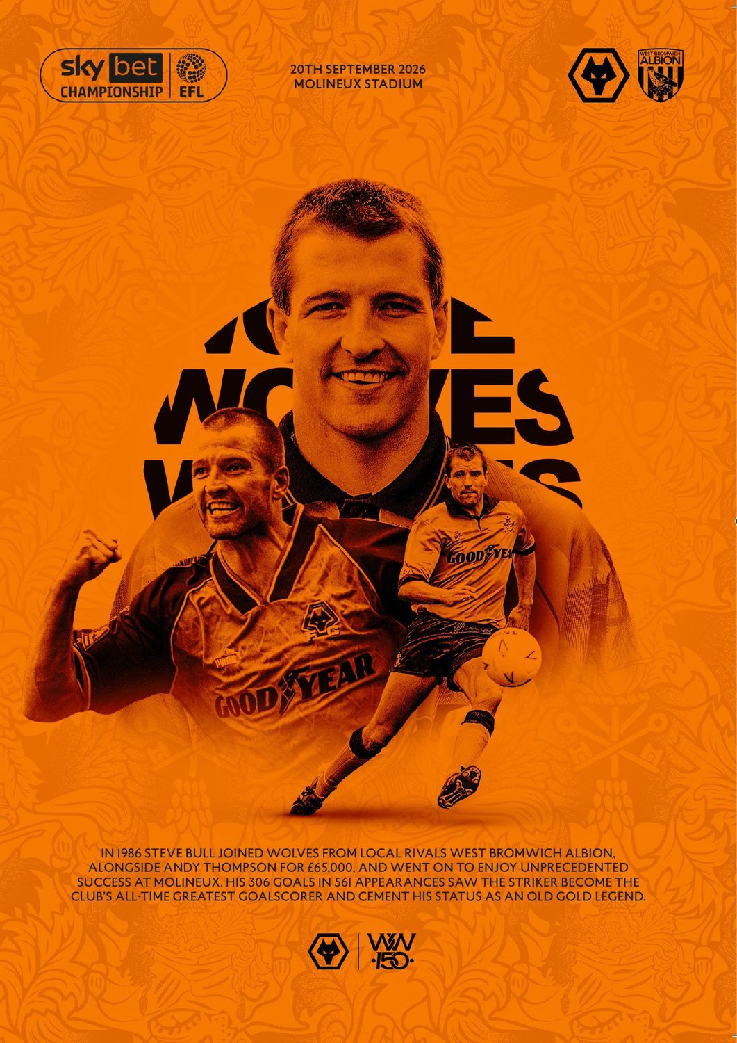 Wolverhampton Wanderers v West Bromwich Albion - 20/09/26 Wolverhampton Wanderers v West Bromwich Albion - 20/09/26