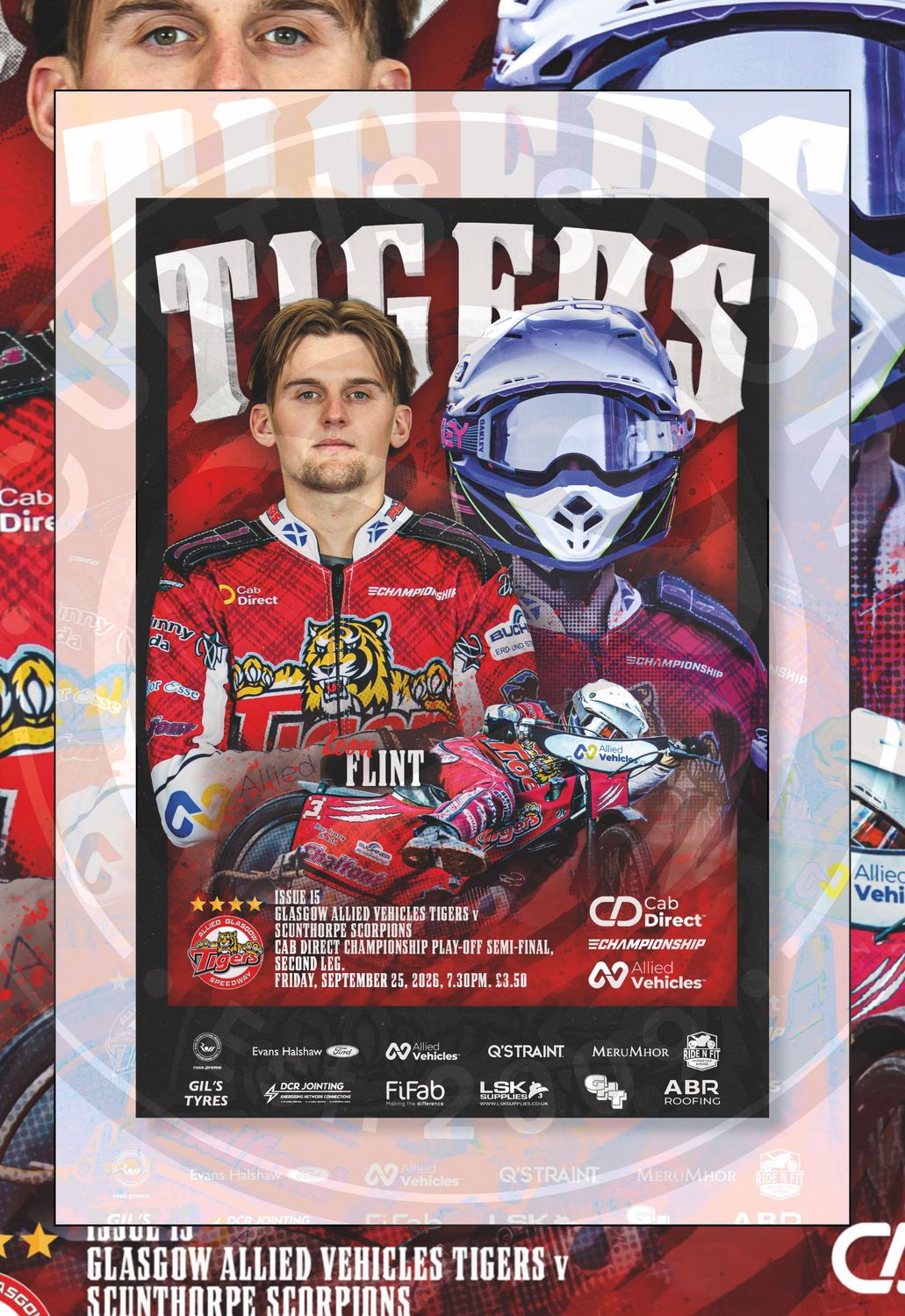 Glasgow Tigers v Scunthorpe Scorpions - 25/09/26