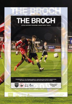 Fraserburgh v Stirling Albion - 26/09/26 Fraserburgh v Stirling Albion - 26/09/26