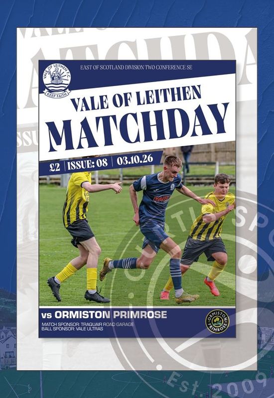 Vale of Leithen v Ormiston Primrose - 03/10/26