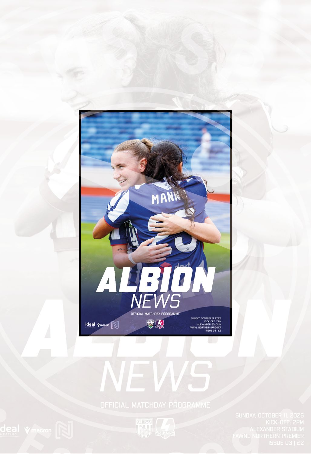 West Bromwich Albion Women v Loughborough Lightning Women - 11/10/26