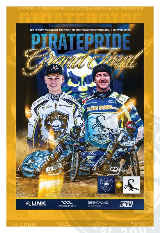 Poole Pirates v Scunthorpe Scorpions (2026 Championship Grand Final) - 07/10/26