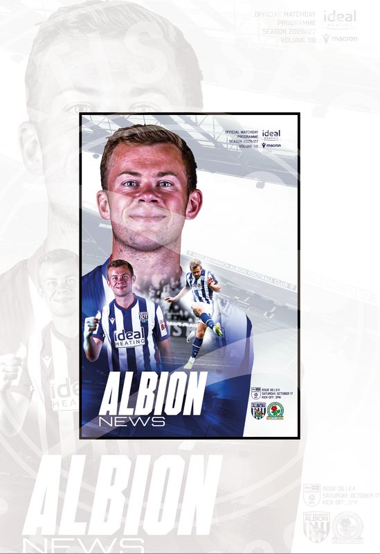 West Bromwich Albion v Blackburn Rovers - 17/10/26