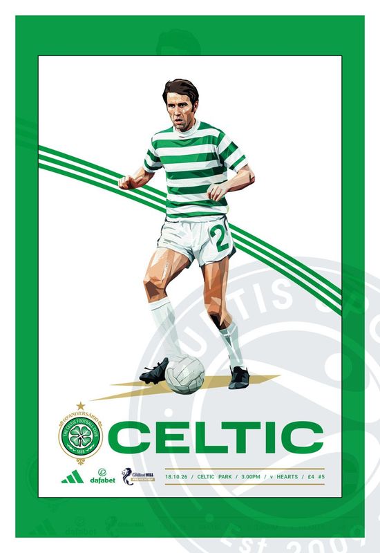 Celtic v Heart of Midlothian - 18/10/26