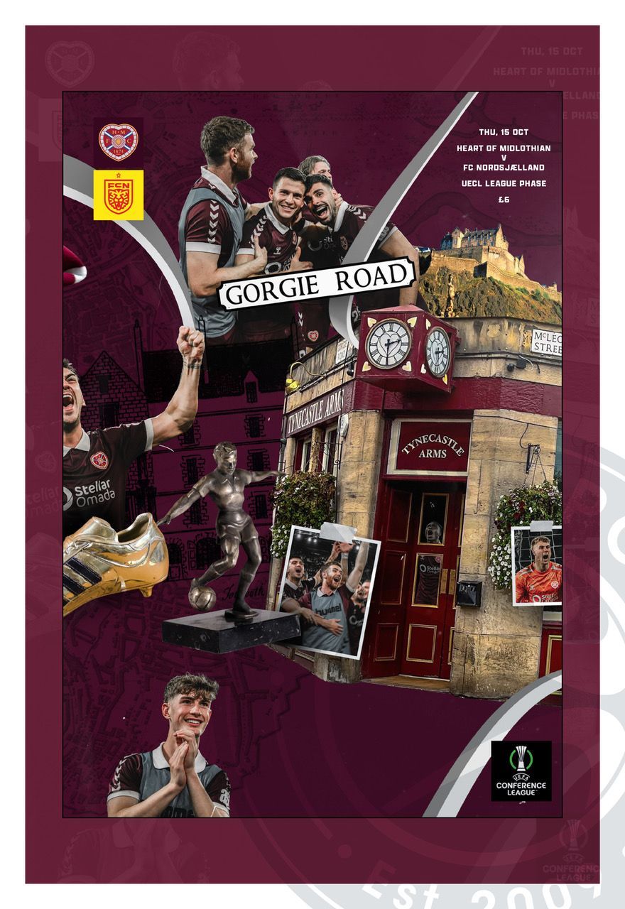 Heart of Midlothian v Nordsjælland - 15/10/26 Heart of Midlothian v Nordsjælland - 15/10/26