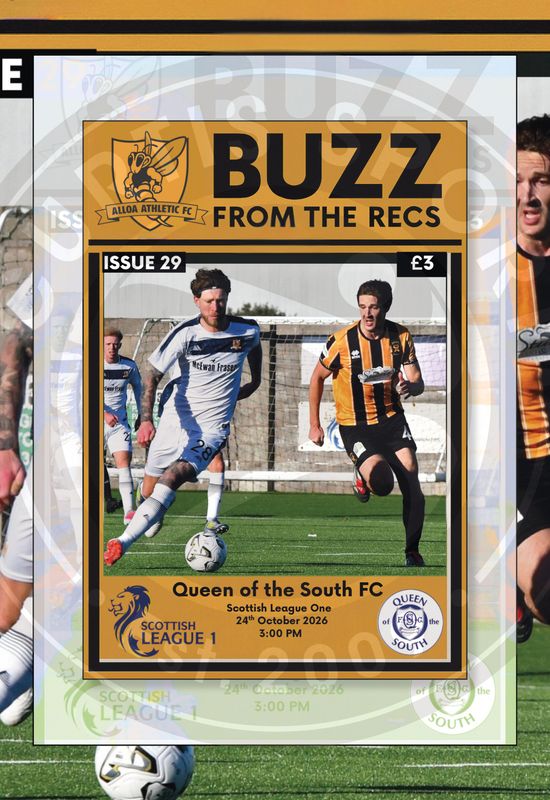 Alloa Athletic v Queen of the South - 24/10/26