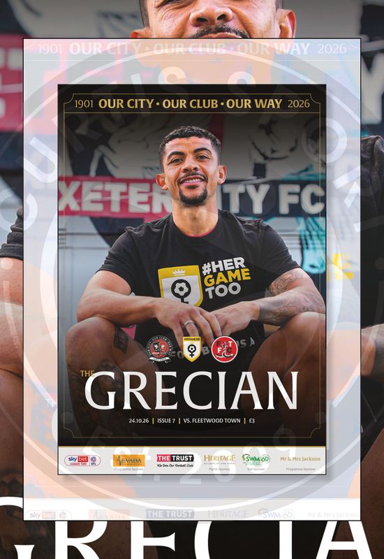 Exeter City v Fleetwood Town - 24/10/26