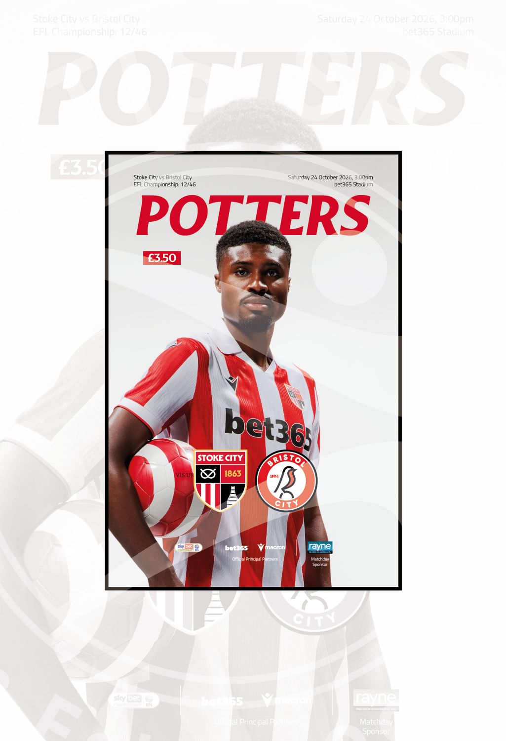 Stoke City v Bristol City - 24/10/26