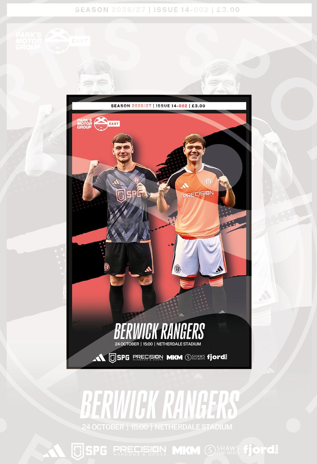 Gala Fairydean Rovers v Berwick Rangers - 24/10/26