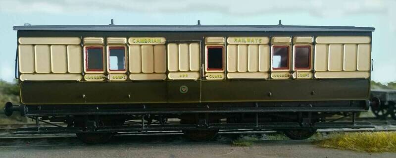Cambrian Railways 6w Passenger Full Brake