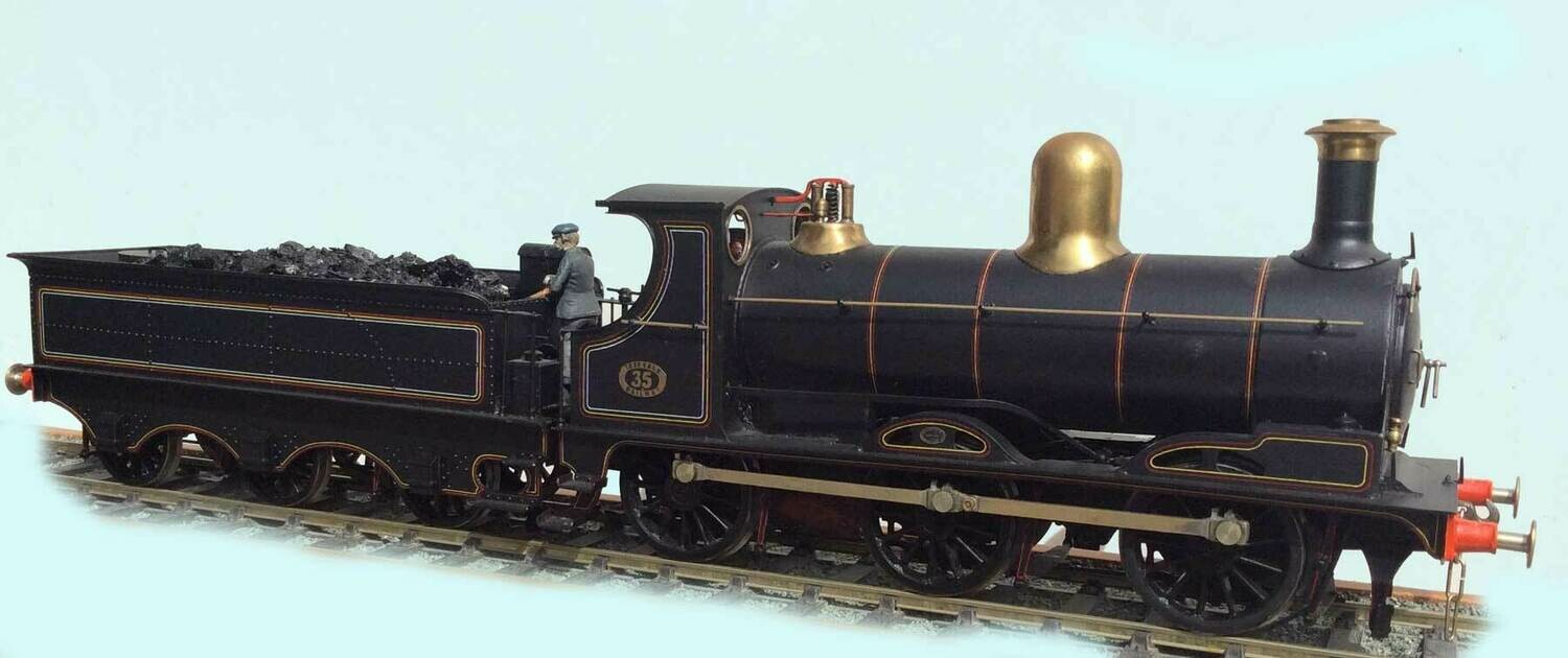 Taff Vale/GW K class 0-6-0 loco and tender.