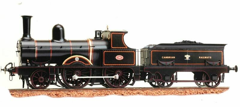 Cambrian Small Passenger Class &quot;Albion&quot; 2-4-0 Loco and Tender