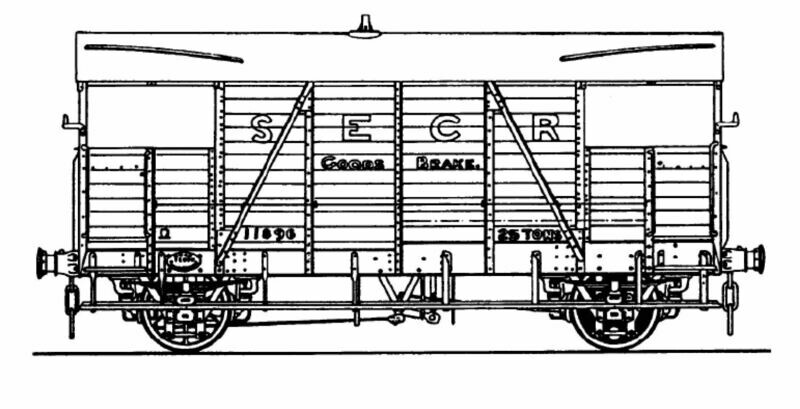 CC023 SE &amp;CR/SR Dia.2139 Dancehall Brake Van