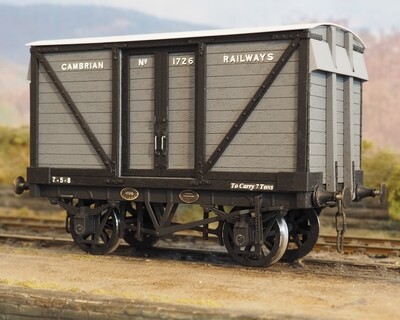 Cambrian Railways/GW 6 and 7 ton Box Van Kits