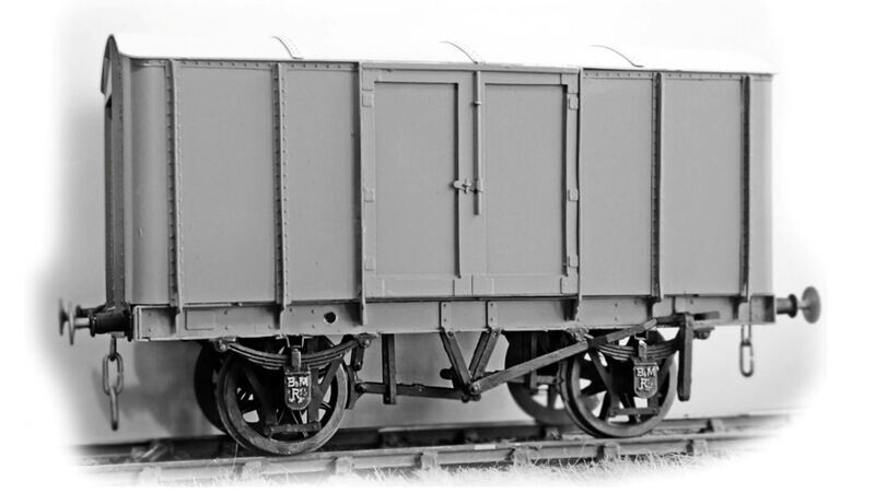 Brecon &amp; Merthyr Covered Goods Van (Iron Mink) 7mm Scale