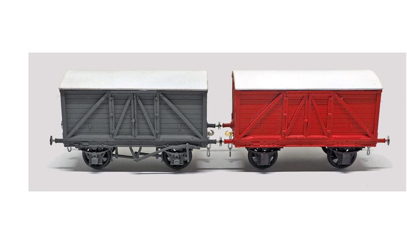 4mm Kit - Great Western Railway Outside Framed Early Covered Goods Wagon