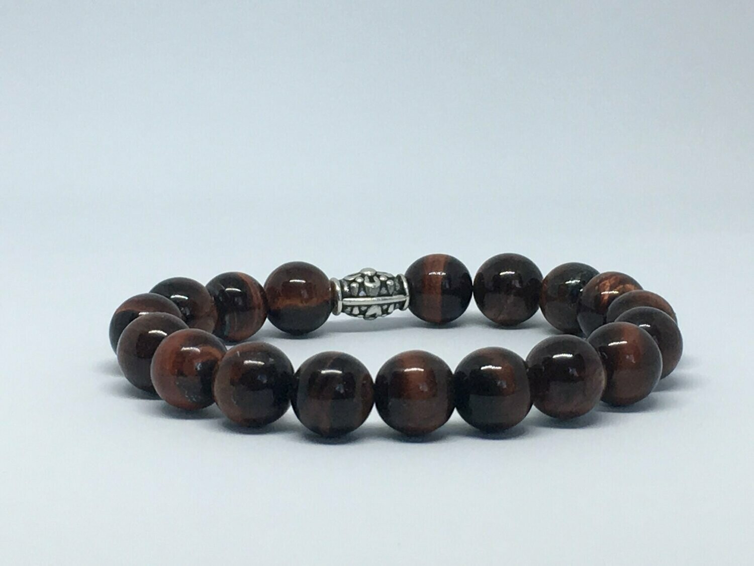 Bracelet "protection" en Œil de tigre rouge