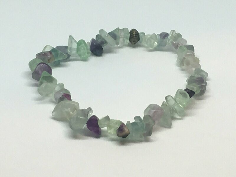 Bracelet en chips Fluorite